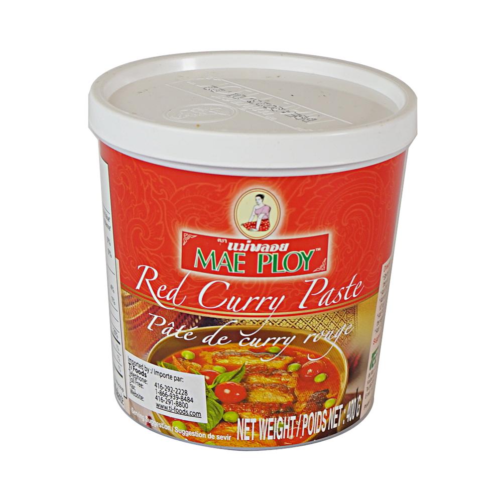 Red Curry Paste Thai 400 g Mae Ploy Qualifirst